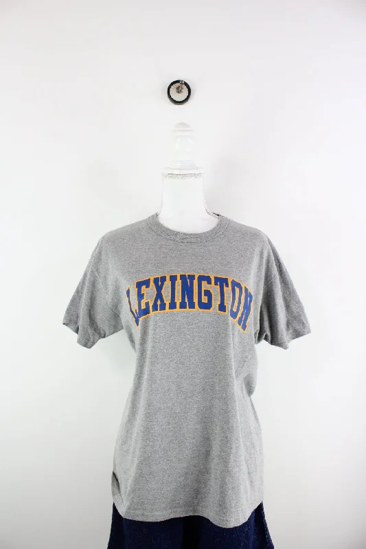 Vintage Lexington T-Shirt (M)-- Plaid T-Shirt Polka Dot Checkered