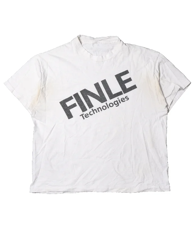 Finle Technologies T-Shirt-- Notch Collar Peter Pan Collar Cowl Neck