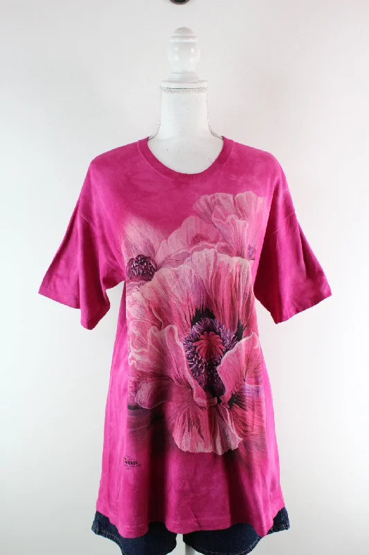 Vintage The Mountain T-Shirt (L)-- Rayon Velvet Corduroy