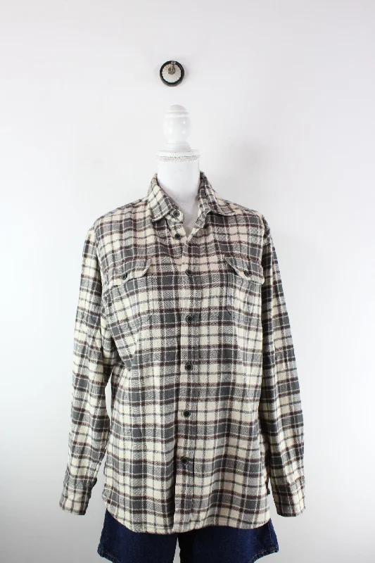 Vintage Jachs Flannel Shirt (M)-- Oversized T-Shirt Spandex breathable