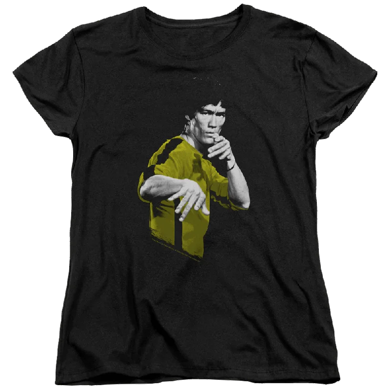 Bruce Lee Suit Of Death - Women's T-Shirt-- Nylon Fabric Polyester Fabric Spandex Fabric