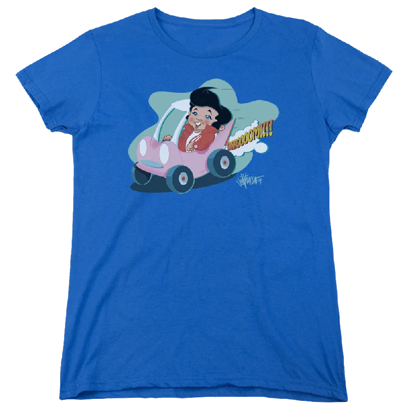 Elvis Presley Speedway - Women's T-Shirt-- Rayon Fabric Velvet Fabric Corduroy Fabric