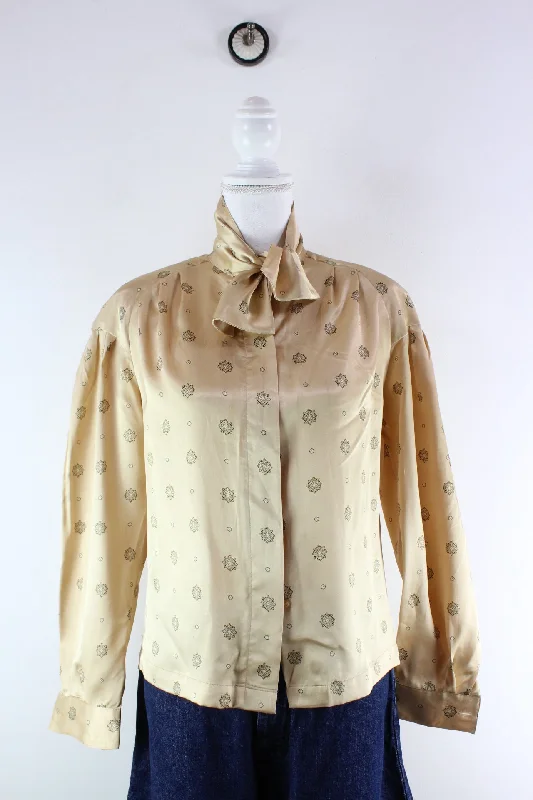 Vintage The Villages Shirt (XS)-- Cotton Fabric Linen Fabric Terry Fabric