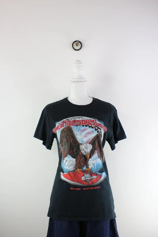 Vintage Six Flags T-Shirt (S)-- Houndstooth Herringbone Solid