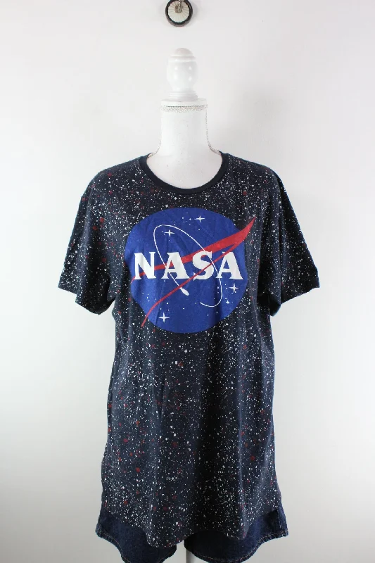 Vintage NASA T-Shirt (L)-- Solid Print Embellished