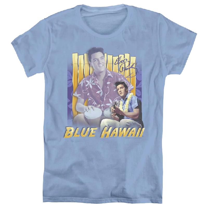 Elvis Presley Blue Hawaii - Women's T-Shirt-- Print Jacquard Patchwork