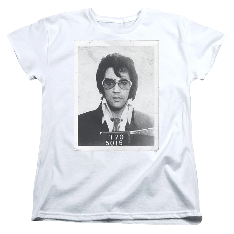 Elvis Presley Framed - Women's T-Shirt-- Fitted T-Shirt Seamless Stretchy