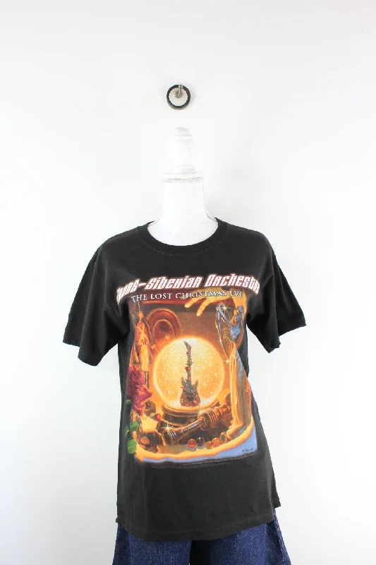 Vintage Trans-Siberian Orchestra T-Shirt (S)-- Houndstooth Herringbone Solid