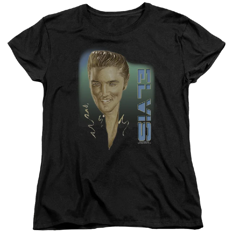 Elvis Presley Elvis 56 - Women's T-Shirt-- Mesh Fabric Canvas Fabric Denim Fabric