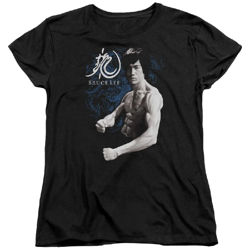Bruce Lee Dragon Stance - Women's T-Shirt-- Machine Wash Dry Clean Hand Wash