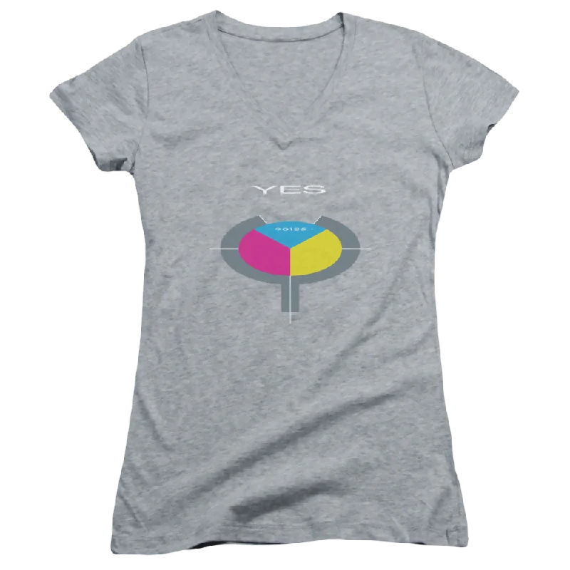 Yes 90125 Juniors V-Neck T-Shirt-- Iron Safe Non-Iron Wrinkle Free