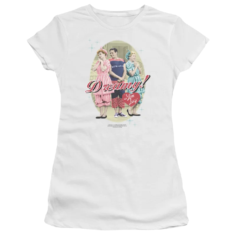 I Love Lucy Dreamy! Juniors T-Shirt-- Machine Wash Dry Clean Hand Wash