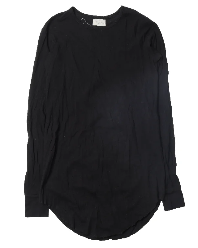Long Sleeve T-Shirt-- Nylon Fabric Polyester Fabric Spandex Fabric