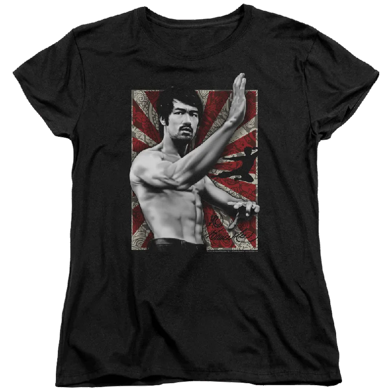 Bruce Lee Concentrate - Women's T-Shirt-- Terry Blend Velvet Blend Canvas Blend