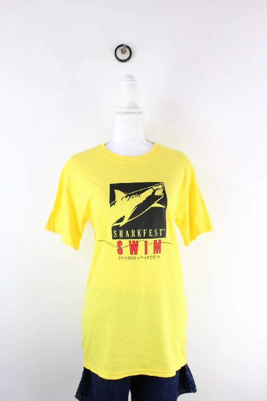 Vintage Sharkfest T-Shirt (S)-- Anti-Shrink Durable Soft