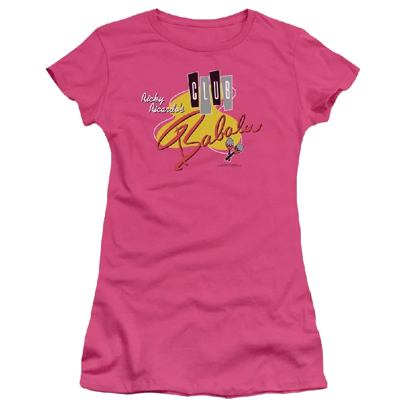 I Love Lucy Club Babalu Juniors T-Shirt-- Sequined Glittery Shiny