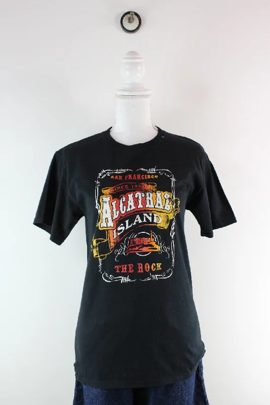 Vintage Alcatras Island T-Shirt (S)-- Sequined Glittery Shiny