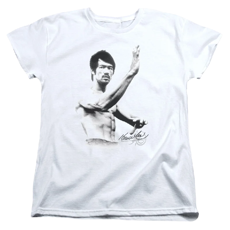 Bruce Lee Serenity - Women's T-Shirt-- Embroidered Appliqued Beaded