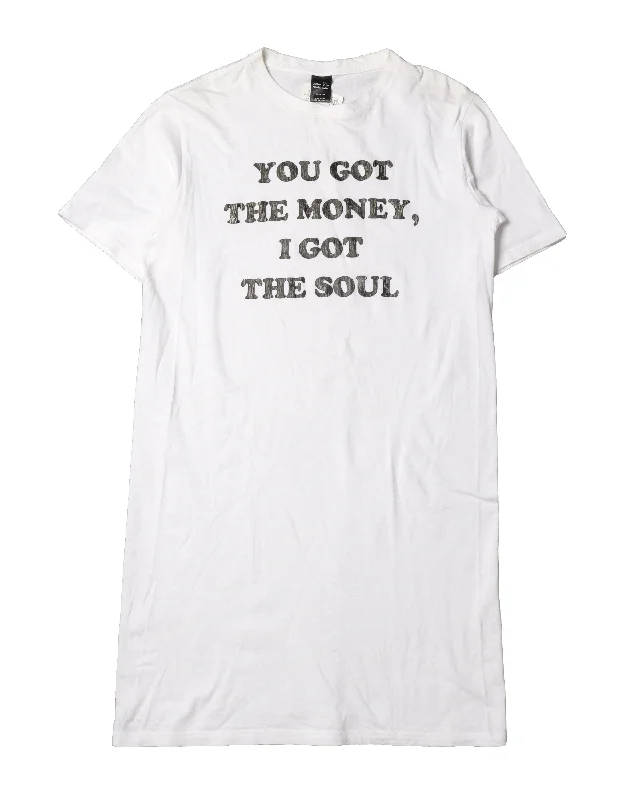 Long T-Shirt-- Ribbed T-Shirt High Neck Heavyweight
