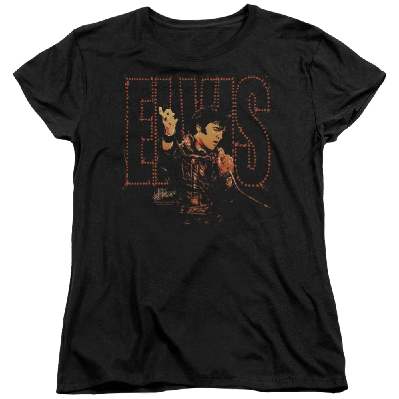 Elvis Presley Take My Hand - Women's T-Shirt-- Cashmere Blend Cotton Blend Poly Blend