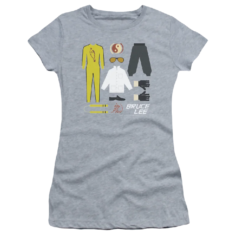 Bruce Lee Lee Gift Set - Juniors T-Shirt-- Hooded Caped Shawl Collar