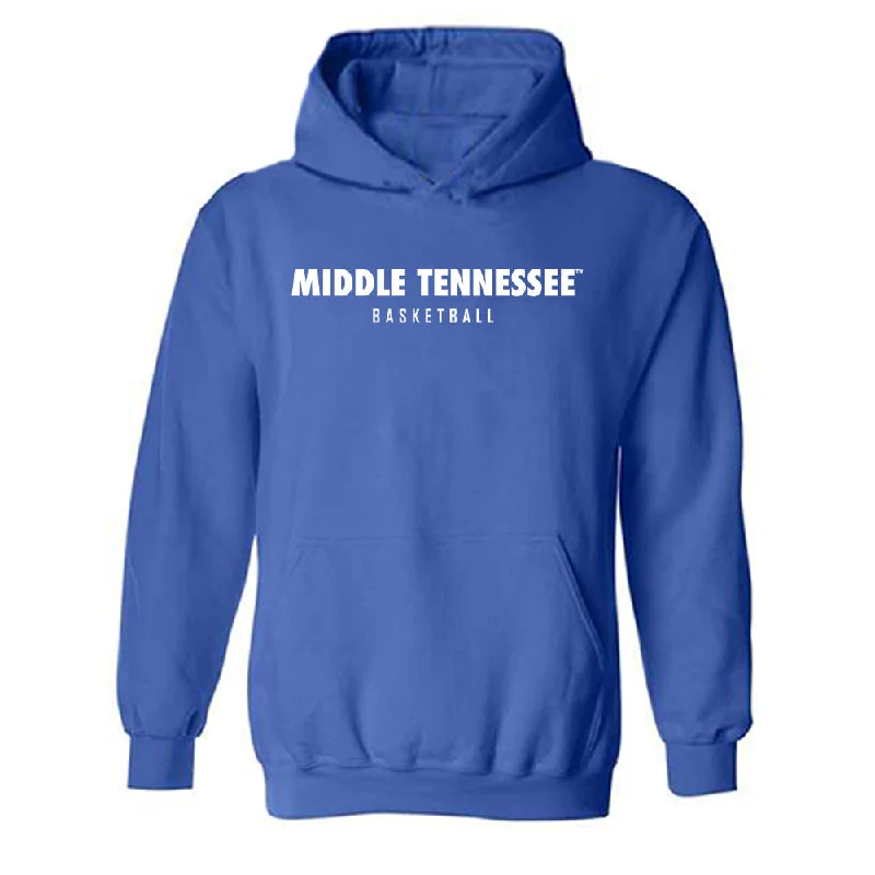 MTSU - NCAA Women's Basketball : Savannah Davis - Classic Shersey Hooded Sweatshirt Hoodie with Illustration Artistic Creative