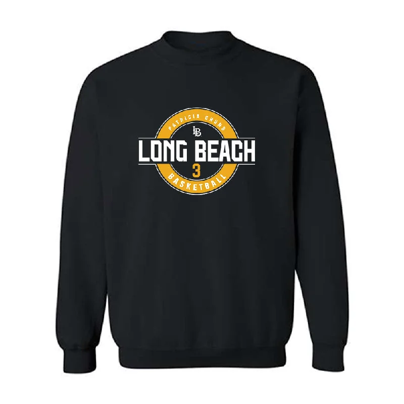 LBSU - NCAA Women's Basketball : Patricia Chung - Classic Fashion Shersey Crewneck Sweatshirt Hoodie with Bell Sleeves Flared Feminine