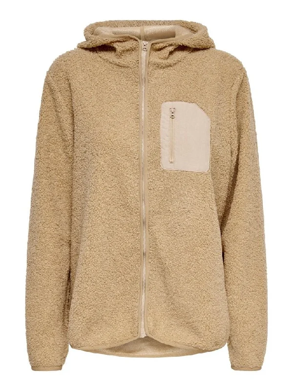 Only Nani - Teddy hoodie Hoodie with Hood Adjustable Protection