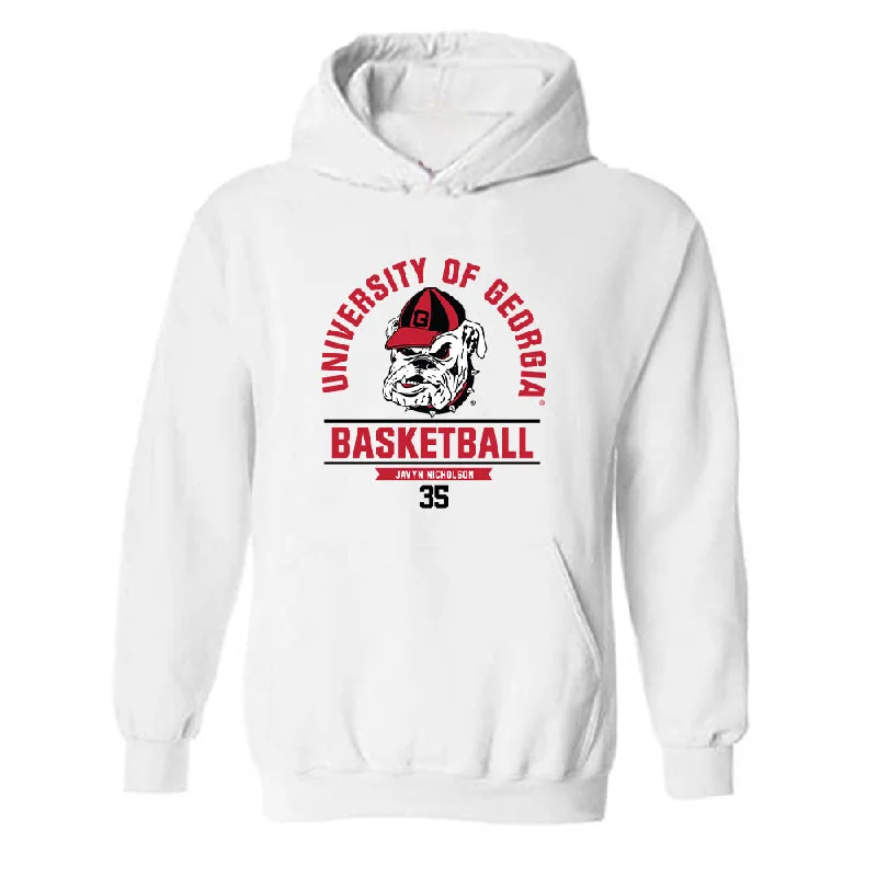 Georgia - NCAA Women's Basketball : Javyn Nicholson - Classic Fashion Shersey Hooded Sweatshirt Oversized Hoodie Comfort Casual