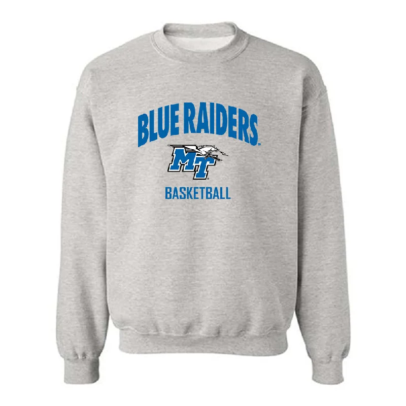 MTSU - NCAA Women's Basketball : Savannah Davis - Classic Shersey Crewneck Sweatshirt Hoodie with Stripes Bold Sporty