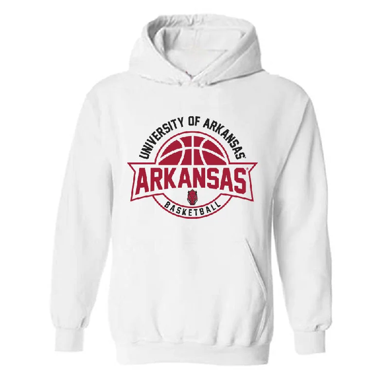 Arkansas - NCAA Women's Basketball : Pinja Paananen - Sports Shersey Hooded Sweatshirt Hoodie with Hem Drawcord Adjustable Customizable