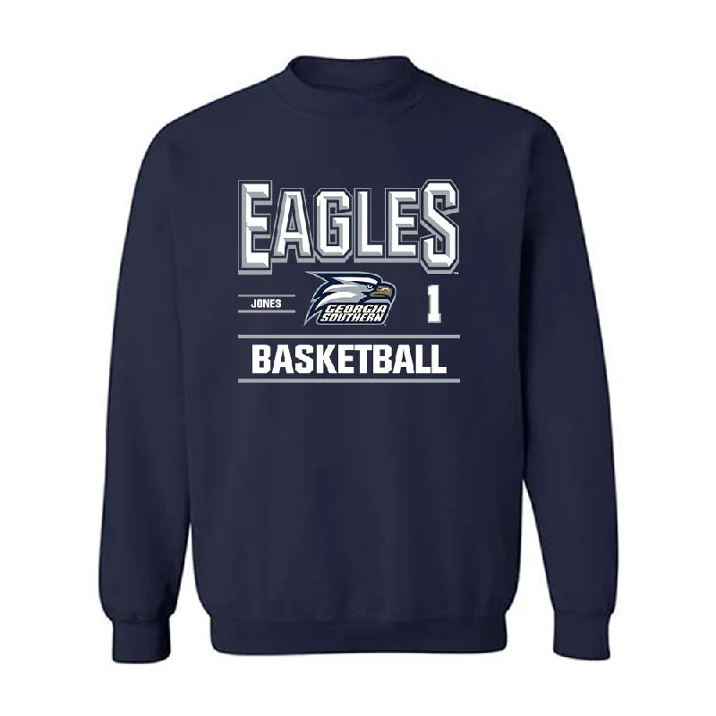Georgia Southern - NCAA Women's Basketball : Tamiria Jones - Crewneck Sweatshirt Hoodie with Raglan Sleeves Sporty Comfortable