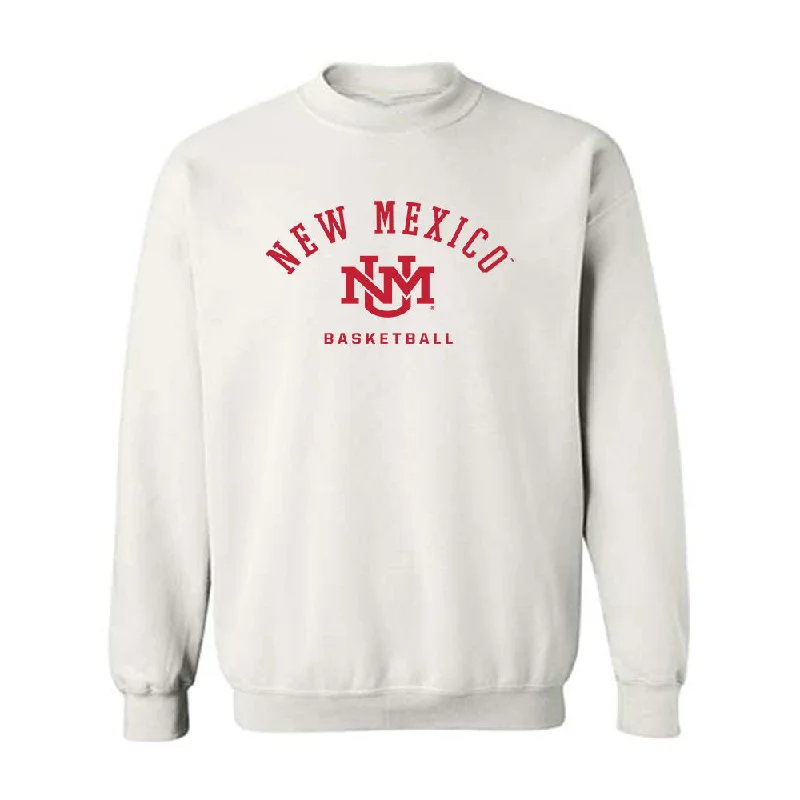 New Mexico - NCAA Women's Basketball : Lydie Mwamba - Classic Fashion Shersey Crewneck Sweatshirt Hoodie with Zipper Placket Modern Functional