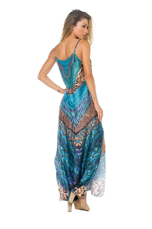 Amazonia Long Dress Off-the-shoulder Chic Trendy