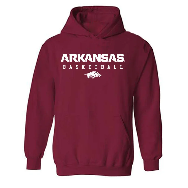 Arkansas - NCAA Women's Basketball : Danika Galea - Classic Shersey Hooded Sweatshirt Hoodie with Puffed Sleeves Voluminous Trendy