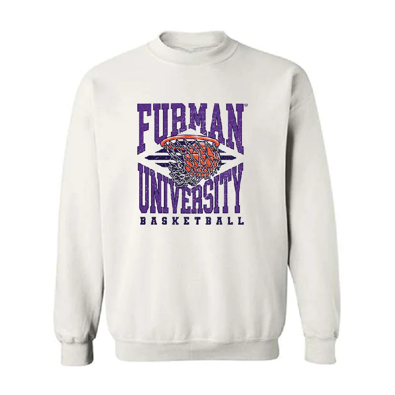 Furman - NCAA Women's Basketball : Jayda Pinder - Sports Shersey Crewneck Sweatshirt Hoodie with Hem Ribbing Snug Secure