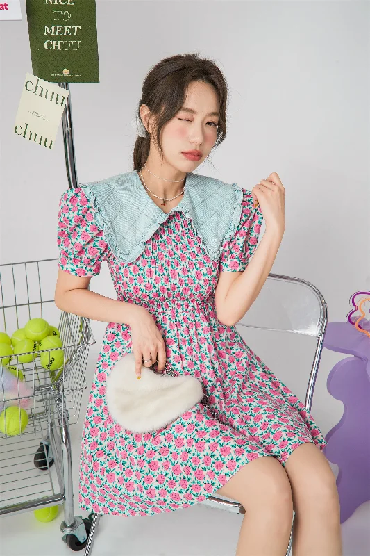 I Want You To See Me Flower Dress Tunics Fashionable trendy