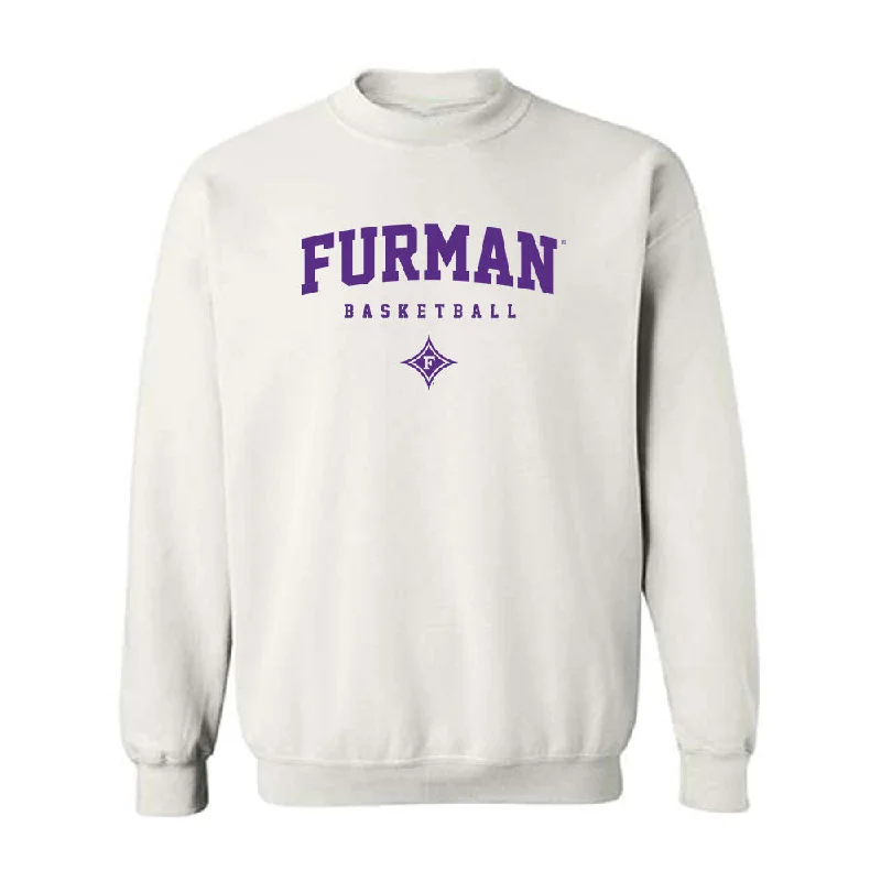Furman - NCAA Women's Basketball : Jayda Pinder - Classic Shersey Crewneck Sweatshirt Hoodie with Hem Drawcord Adjustable Customizable