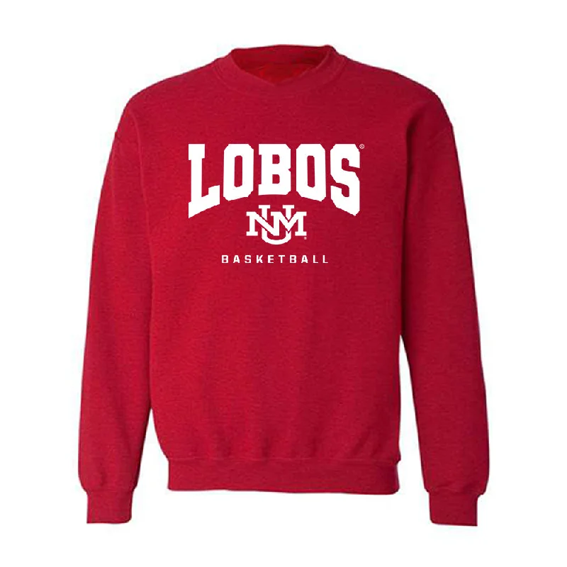 New Mexico - NCAA Women's Basketball : Lydie Mwamba - Classic Fashion Shersey Crewneck Sweatshirt Hoodie with Cuffed Sleeves Snug Secure