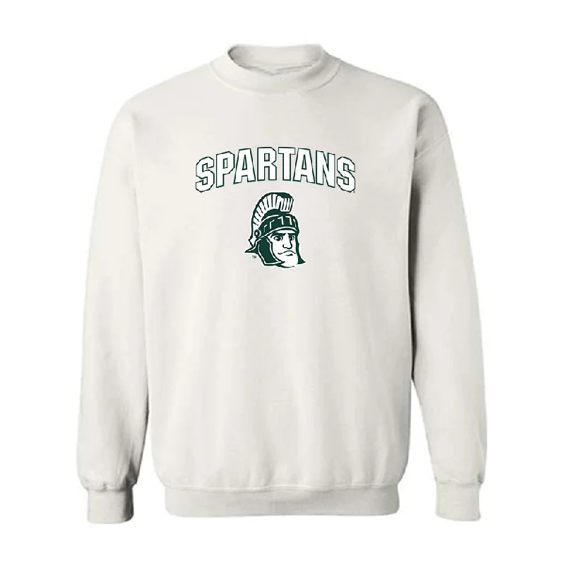 Michigan State - NCAA Women's Basketball : Ines Sotelo - Sports Shersey Crewneck Sweatshirt Hoodie with Contrast Stitching Detailed Premium