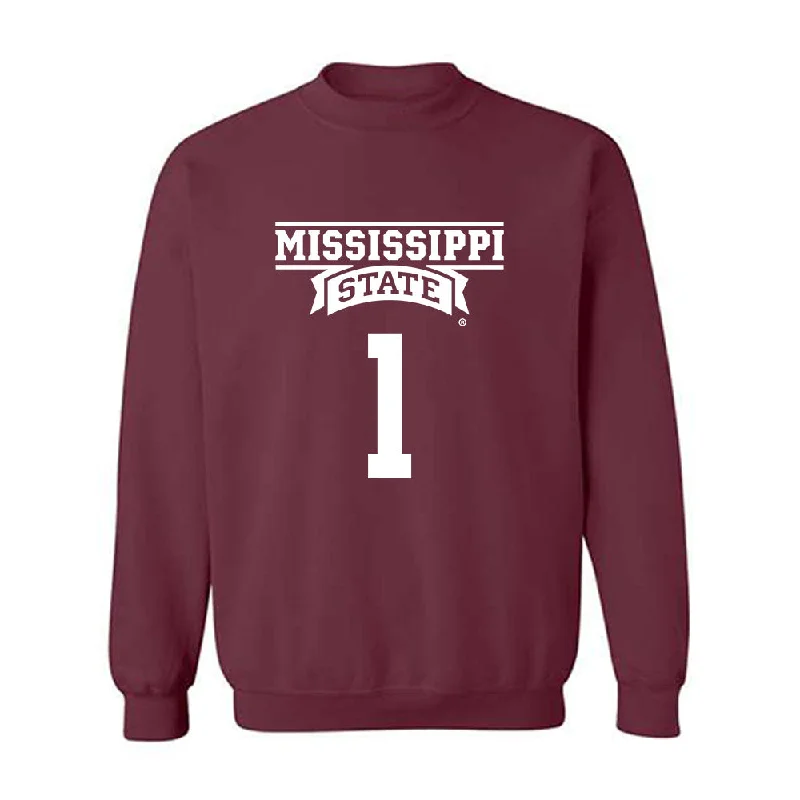 Mississippi State - NCAA Women's Basketball : Destiney McPhaul - Classic Shersey Crewneck Sweatshirt Hoodie with Strings Custom Fit Adjustable