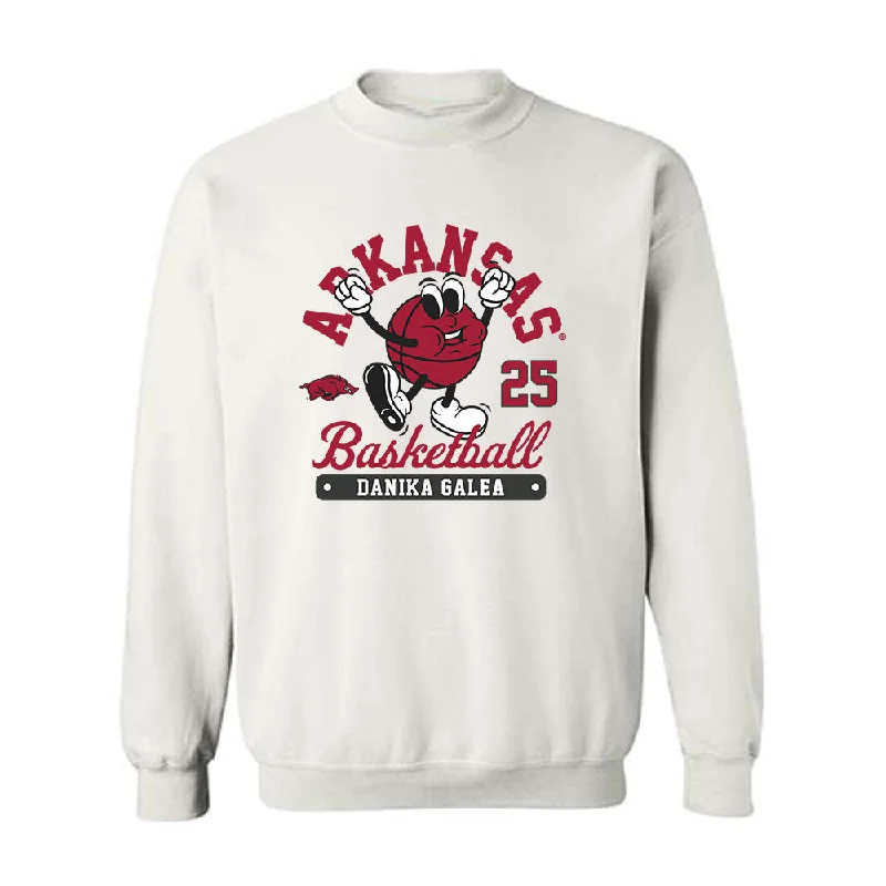 Arkansas - NCAA Women's Basketball : Danika Galea - Fashion Shersey Crewneck Sweatshirt Hoodie with Zipper Placket Modern Functional
