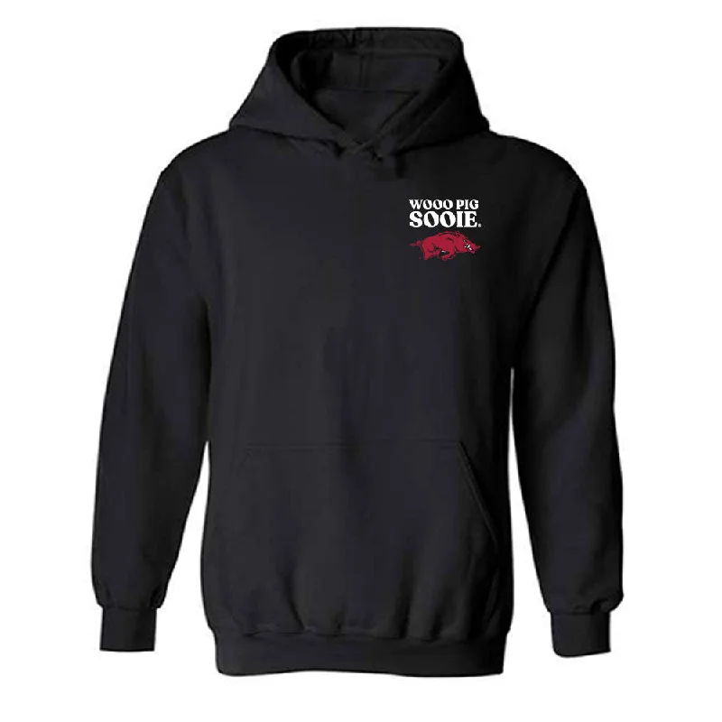 Arkansas - NCAA Women's Basketball : Danika Galea - Generic Shersey Hooded Sweatshirt Hoodie with Sequins Glamorous Eye-catching