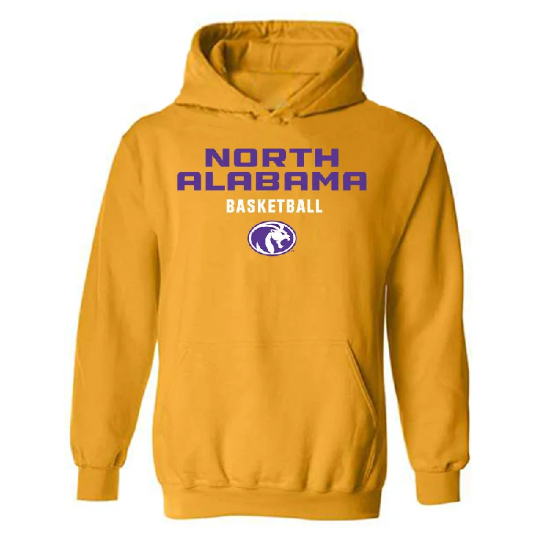 North Alabama - NCAA Women's Basketball : Chrishunti Walker - Classic Shersey Hooded Sweatshirt Hoodie with Cropped Fit Short Trendy