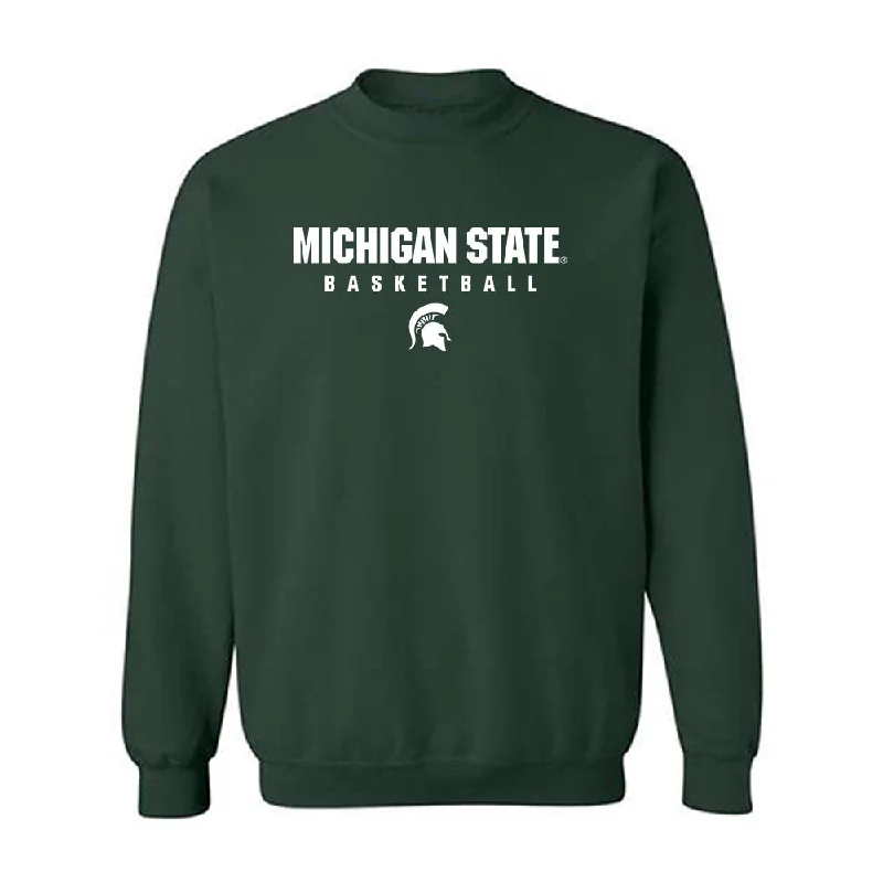 Michigan State - NCAA Women's Basketball : Ines Sotelo - Classic Shersey Crewneck Sweatshirt Hoodie with Cropped Fit Short Trendy
