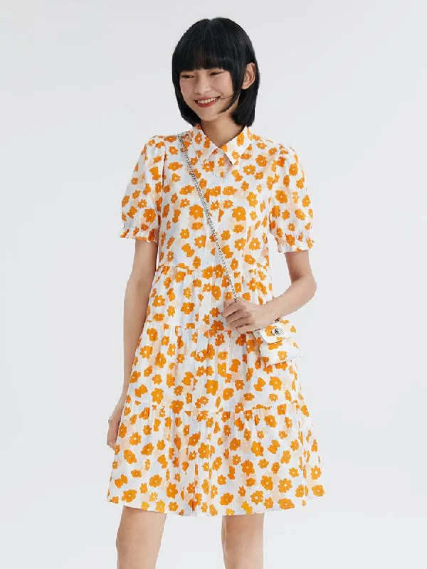 A-Shape Printed Knee-Length Dress Tunics Exclusive limited