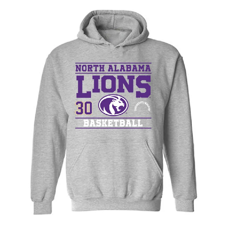 North Alabama - NCAA Women's Basketball : Chrishunti Walker - Classic Fashion Shersey Hooded Sweatshirt Hoodie with Oversized Fit Loose Comfortable