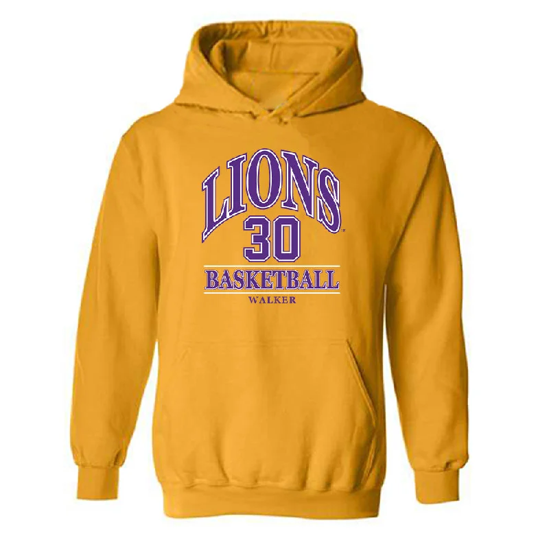 North Alabama - NCAA Women's Basketball : Chrishunti Walker - Classic Fashion Shersey Hooded Sweatshirt Hoodie with Slit Hem Functional Movement