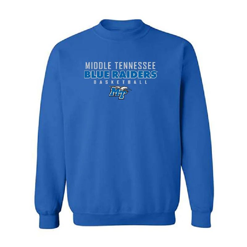 MTSU - NCAA Women's Basketball : Savannah Davis - Generic Shersey Crewneck Sweatshirt Hoodie with Mesh Breathable Sporty
