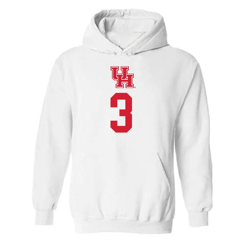 Houston - NCAA Women's Basketball : Gia Cooke - Classic Shersey Hooded Sweatshirt Hoodie with Embroidery Detailed Premium